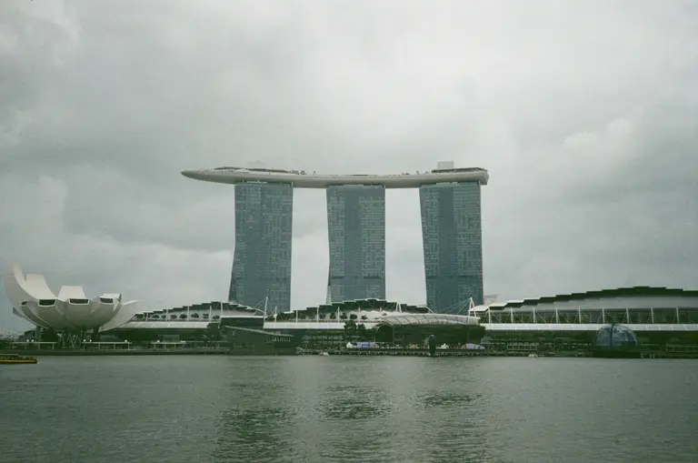 Marina Bay Sands - Yashica T4D, Kodak Gold 200